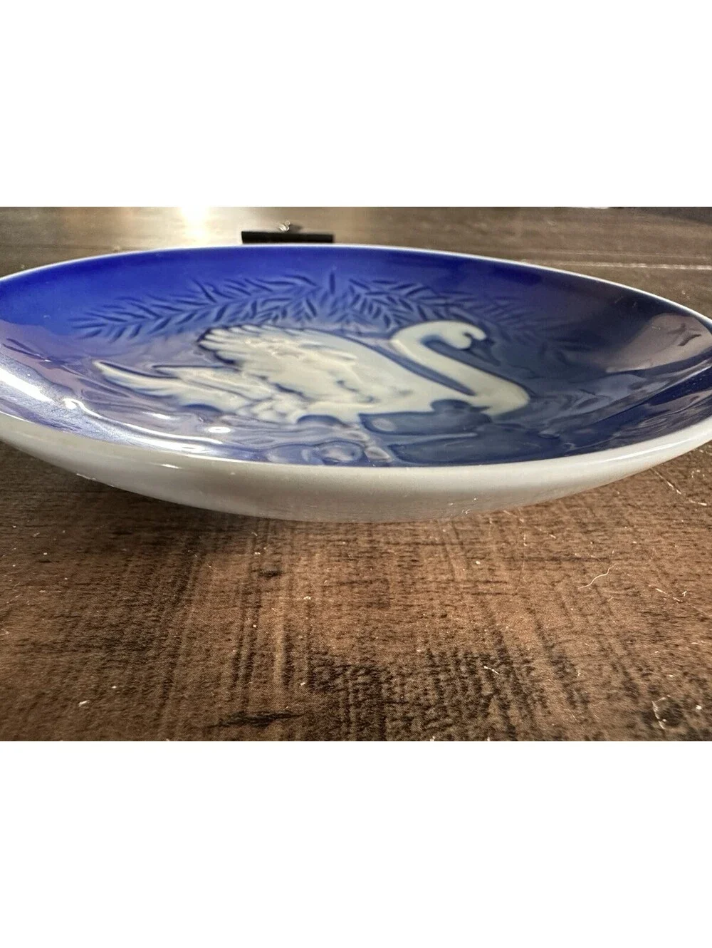 B&G Copenhagen Mother's Day 1976 Swan & Cygnets Collector Plate Denmark 9376